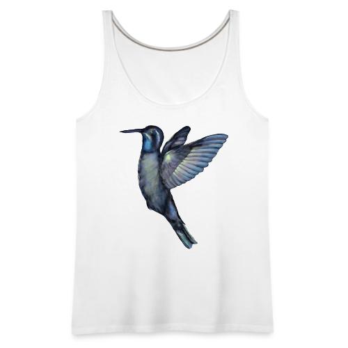 Hummingbird in flight - Women's Premium Tank Top