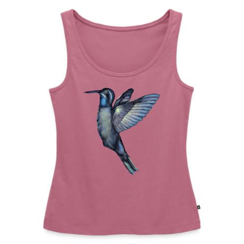 Hummingbird in flight - Women's Premium Tank Top