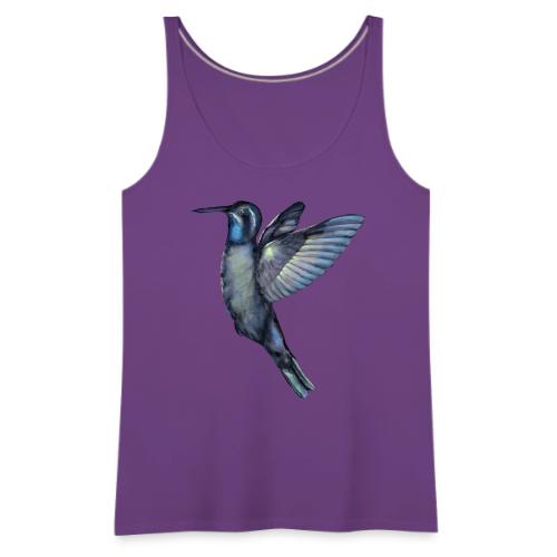 Hummingbird in flight - Women's Premium Tank Top