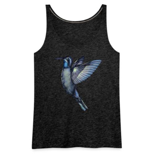 Hummingbird in flight - Women's Premium Tank Top