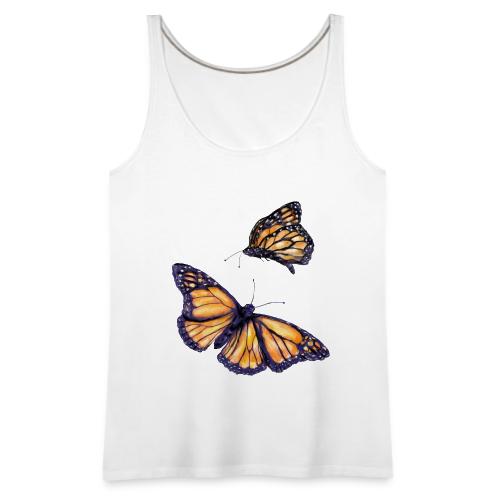 2 butterflies - Women's Premium Tank Top