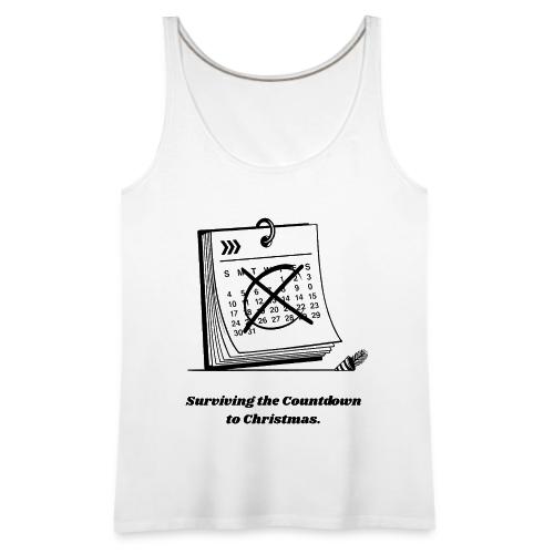 Countdown to Christmas T-Shirt - Women's Premium Tank Top