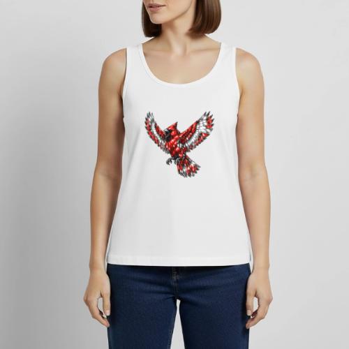 Cardinal in Flight - Women's Premium Tank Top