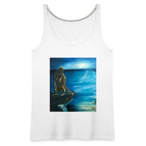 Mermaid over looking the sea - Women's Premium Tank Top