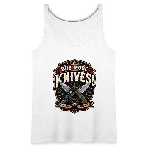 Buy More Knives Emblem - Tactical Pocket Knife EDC - Women's Premium Tank Top