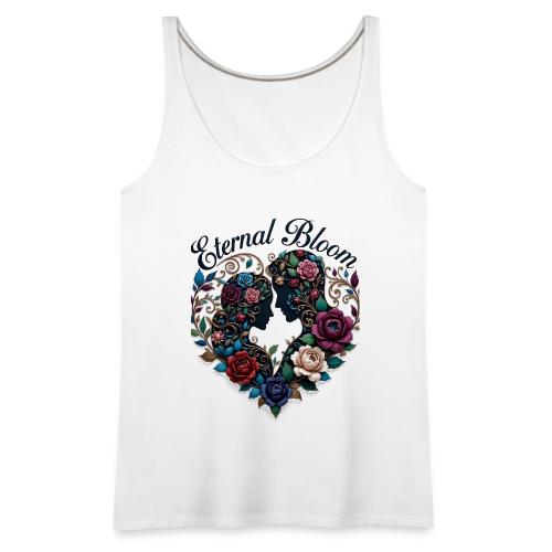 Eternal Bloom Embrace T-Shirt - Women's Premium Tank Top
