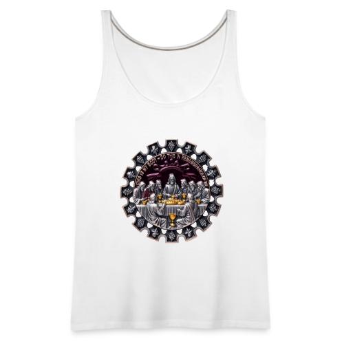 Last Supper Communion T Shirt, Faith Gift - Women's Premium Tank Top