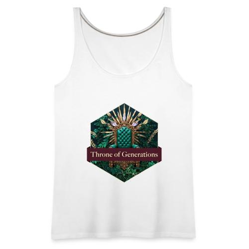 Women’s Day Vine Throne T Shirt, Gift for Grandma - Women's Premium Tank Top