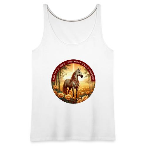 Year of the Horse Guardian T Shirt, Lunar New Year - Women's Premium Tank Top