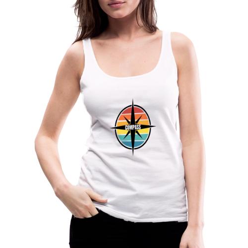 Compass Cooperative Logo - Women's Premium Tank Top