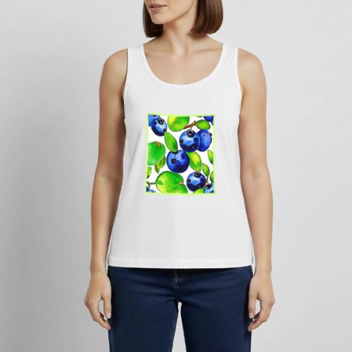 Fresh Blueberry Art - Women's Premium Tank Top