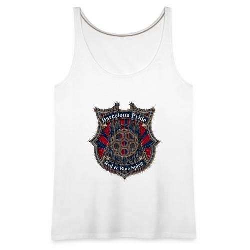 Barcelona Scarlet Pride T Shirt, Soccer City Gift - Women's Premium Tank Top