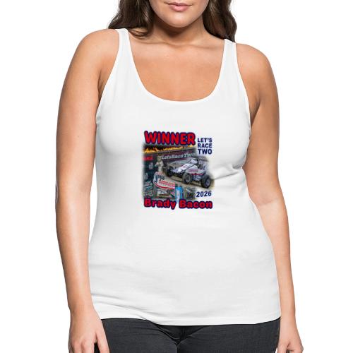 Brady Bacon #LetsRaceTwo Winner - Women's Premium Tank Top