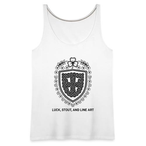Celtic Knot T-Shirt, Symmetrical Shield - Women's Premium Tank Top