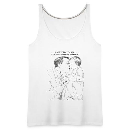 Dad Joke Blueprint T-Shirt - Women's Premium Tank Top