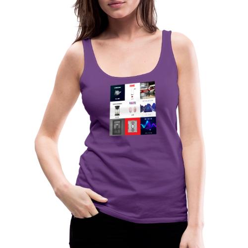 Album Art Mosaic - Women's Premium Tank Top