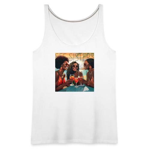 Mrs. S' GGG Retreat_Sisters Sipping Sangrias - Women's Premium Tank Top