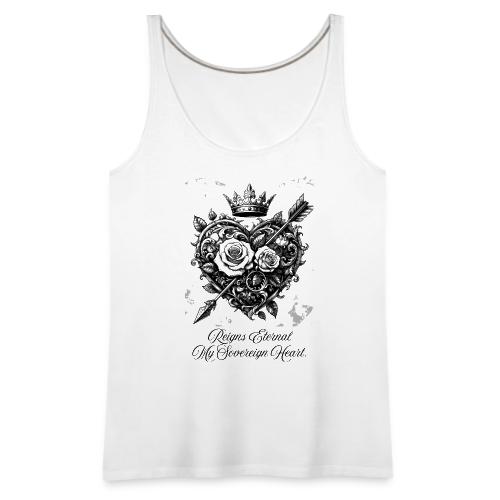 Royal Heart T-Shirt, Mug, & Leggings - Women's Premium Tank Top