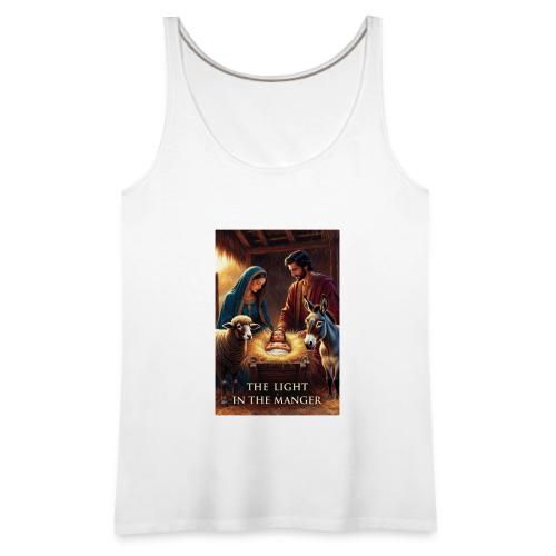Nativity Manger T-Shirt - Women's Premium Tank Top