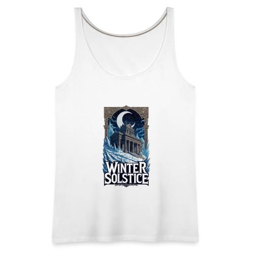 Winter Solstice Temple T-Shirt - Women's Premium Tank Top