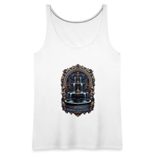 Gilded Baroque Fountain T-Shirt - Women's Premium Tank Top