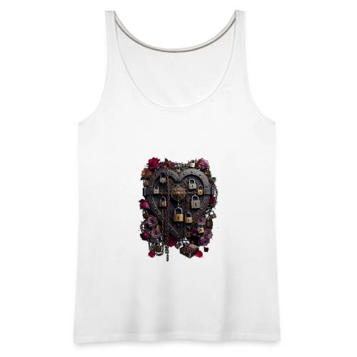 My Heart Permanently on Vacation T-Shirt - Women's Premium Tank Top