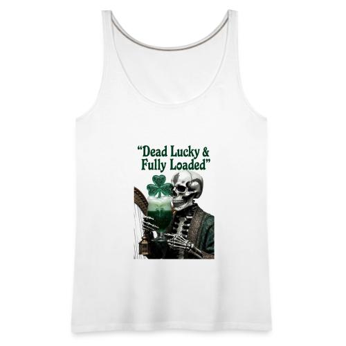Lucky Skeleton Stout T-Shirt - Women's Premium Tank Top