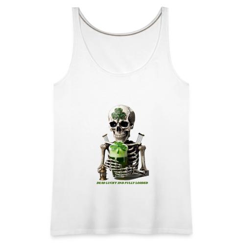 Eternal Stout Skeleton Graphic Tee - Women's Premium Tank Top