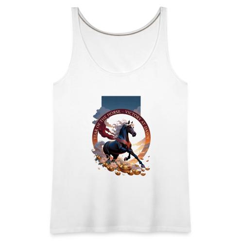 Year of the Horse Dawn T Shirt,Lunar New Year Gift - Women's Premium Tank Top