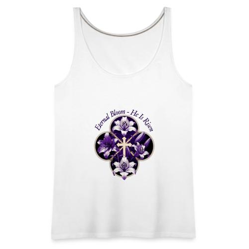 Easter Eternal Bloom Lily Crown T Shirt, Gift - Women's Premium Tank Top