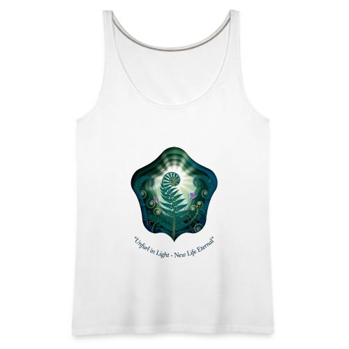 Easter Unfurl in Light Resurrection T Shirt, Gift - Women's Premium Tank Top