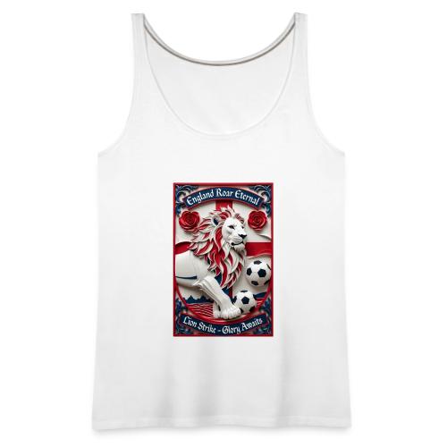 England Lion Soccer T Shirt, Football Pride Gift - Women's Premium Tank Top
