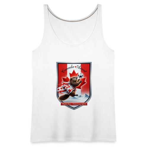 Canada Beaver Ascent T-Shirt, Canadian Pride Gift - Women's Premium Tank Top