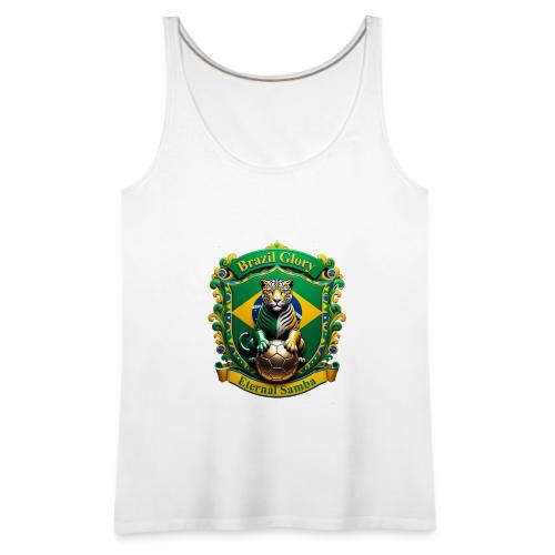 Brazil Jaguar Glory Tee, Brazilian Pride Gift - Women's Premium Tank Top