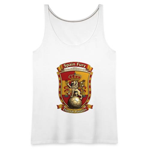 Spain Lion Fury T-Shirt, Spanish Crest Gift - Women's Premium Tank Top