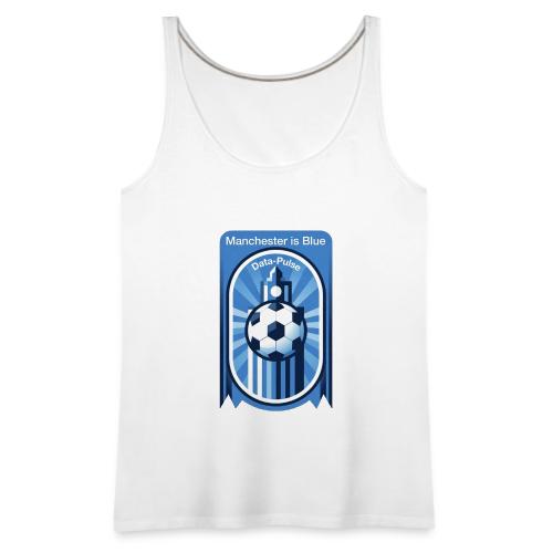 Manchester is Blue Soccer City T Shirt, Apparel - Women's Premium Tank Top