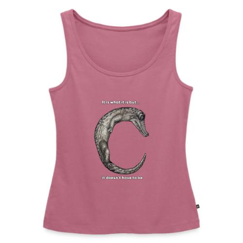 croc with text - Women's Premium Tank Top