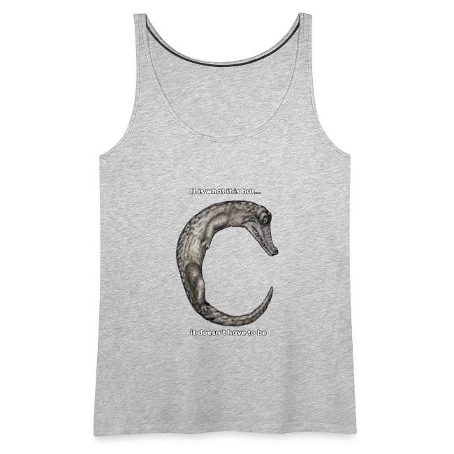 croc with text