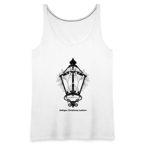 Antique Christmas Lantern T-Shirt - Women's Premium Tank Top