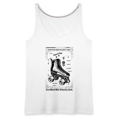 Retro Roller Skate T-Shirt - Women's Premium Tank Top