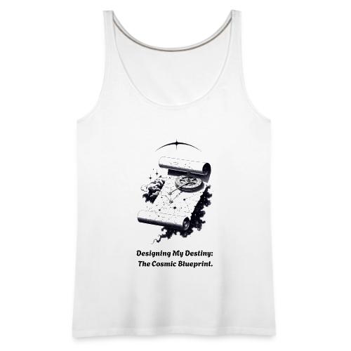 Cosmic Blueprint T-Shirt - Women's Premium Tank Top