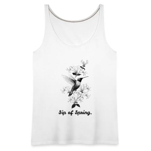 Hummingbird T-Shirt, Honeysuckle Vine - Women's Premium Tank Top