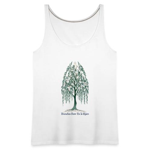 Easter Branches Bow Willow T Shirt, Easter Gift - Women's Premium Tank Top