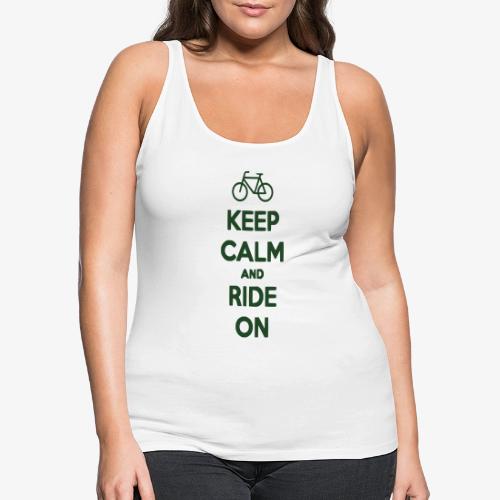 keep_calm_and_ride_on - Women's Premium Tank Top