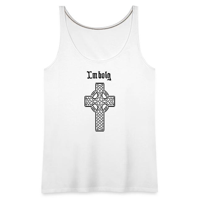 Imbolg Black Logo and Cross