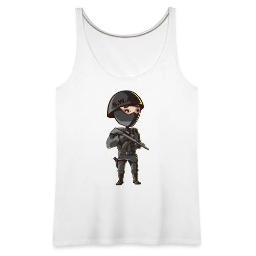 Saxon the SWAT Officer - Women's Premium Tank Top