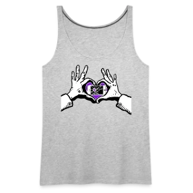Shot Thru The Heart DD - Women's Premium Tank Top