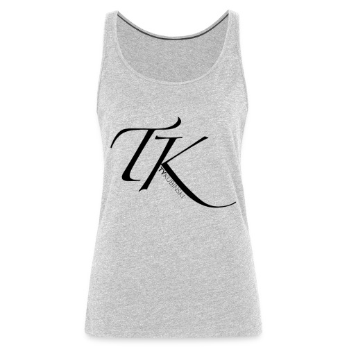Black TK Logo - Women's Premium Tank Top