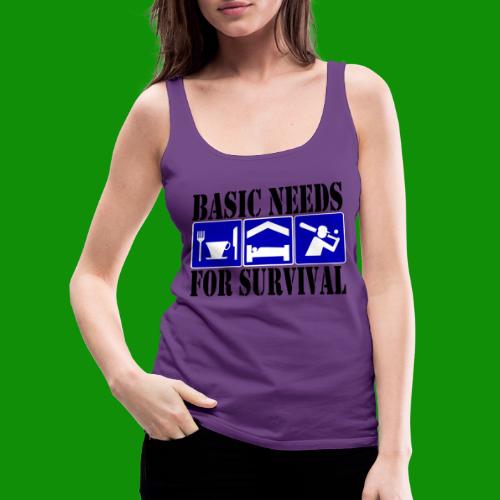 Softball/Baseball Basic Needs - Women's Premium Tank Top