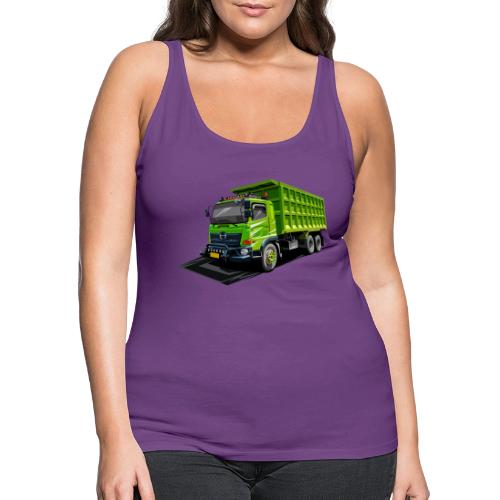 Dump Truck Kenworth - Women's Premium Tank Top